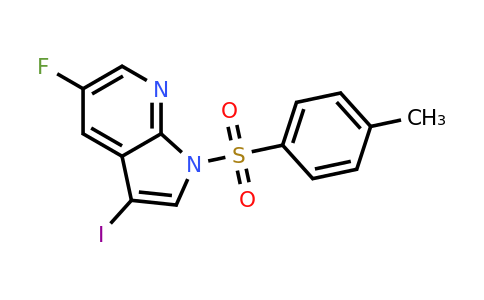 CAS 2156614-73-0 | 5-fluoro-3-iodo-1-(4-methylbenzenesulfonyl)-1H-pyrrolo[2,3-b]pyridine