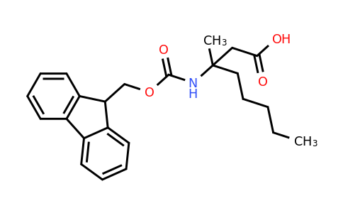 CAS 2157980-58-8 | 3-({[(9H-fluoren-9-yl)methoxy]carbonyl}amino)-3-methyloctanoic acid