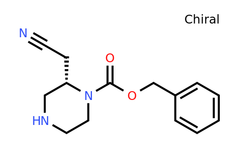 CAS 2158302-01-1 | benzyl (2S)-2-(cyanomethyl)piperazine-1-carboxylate