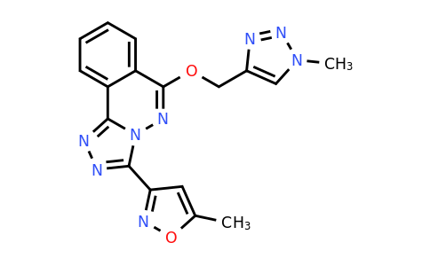 CAS 215874-86-5 | 3-(5-Methylisoxazol-3-yl)-6-[(1-methyl-1H-1,2,3-triazol-4-yl)methoxy][1,2,4]triazolo[3,4-a]phthalazine