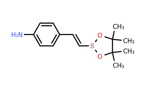CAS 2159091-30-0 | 4-[(E)-2-(tetramethyl-1,3,2-dioxaborolan-2-yl)ethenyl]aniline