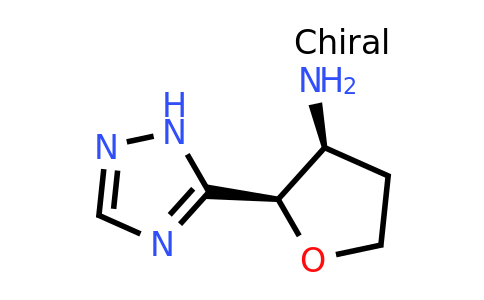 CAS 2163418-28-6 | rac-(2R,3S)-2-(1H-1,2,4-triazol-5-yl)oxolan-3-amine