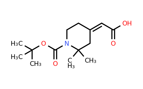 CAS 2163945-62-6 | (2Z)-2-(1-tert-butoxycarbonyl-2,2-dimethyl-4-piperidylidene)acetic acid
