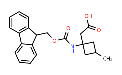 CAS 2164347-93-5 | 2-[1-(9H-fluoren-9-ylmethoxycarbonylamino)-3-methyl-cyclobutyl]acetic acid