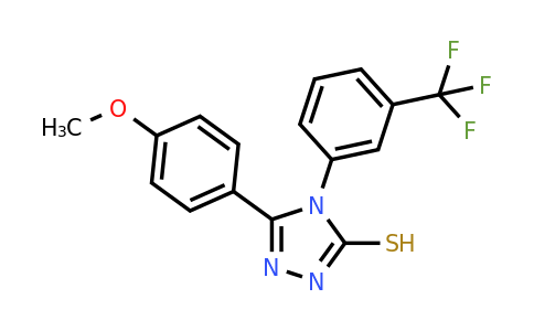 CAS 216501-13-2 | 5-(4-methoxyphenyl)-4-[3-(trifluoromethyl)phenyl]-4H-1,2,4-triazole-3-thiol
