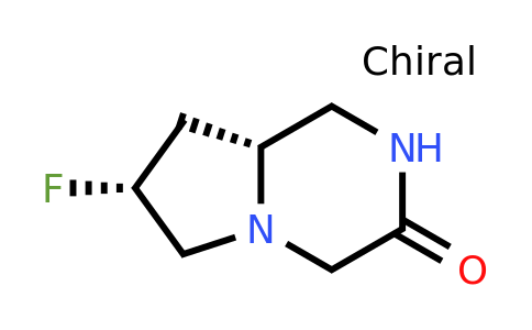 CAS 2165360-11-0 | (7R,8aR)-7-fluoro-octahydropyrrolo[1,2-a]pyrazin-3-one