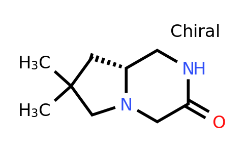 CAS 2165399-31-3 | (8aR)-7,7-dimethyl-octahydropyrrolo[1,2-a]piperazin-3-one