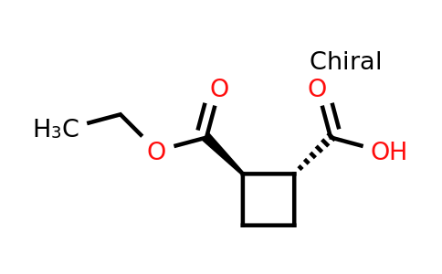CAS 2165421-37-2 | (1R,2R)-2-ethoxycarbonylcyclobutanecarboxylic acid