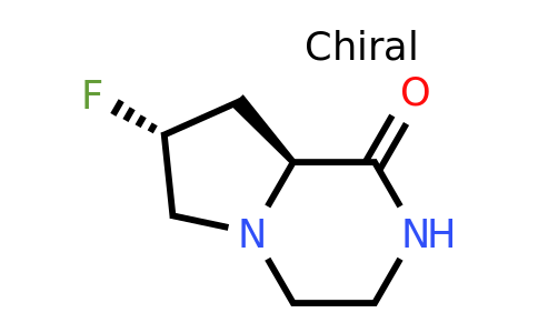 CAS 2165427-89-2 | (7R,8aS)-7-fluoro-octahydropyrrolo[1,2-a]piperazin-1-one