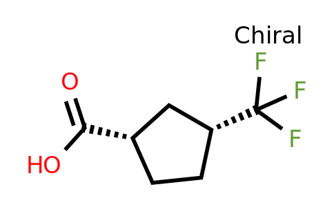 CAS 2165443-77-4 | (1S,3R)-3-(trifluoromethyl)cyclopentane-1-carboxylic acid