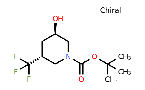 CAS 2165480-63-5 | tert-butyl (3R,5R)-3-hydroxy-5-(trifluoromethyl)piperidine-1-carboxylate