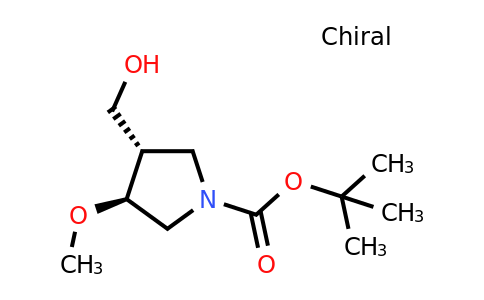 CAS 2165490-72-0 | tert-butyl (3S,4S)-3-(hydroxymethyl)-4-methoxypyrrolidine-1-carboxylate