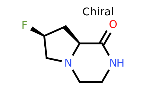 CAS 2165538-67-8 | (7S,8aS)-7-fluoro-octahydropyrrolo[1,2-a]piperazin-1-one