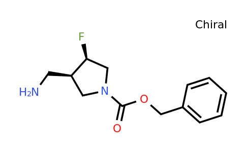 CAS 2165544-62-5 | benzyl (3R,4R)-3-(aminomethyl)-4-fluoropyrrolidine-1-carboxylate