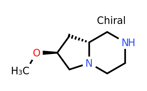 CAS 2165605-11-6 | (7S,8aR)-7-methoxy-1,2,3,4,6,7,8,8a-octahydropyrrolo[1,2-a]pyrazine
