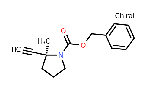 CAS 2165625-15-8 | benzyl (2S)-2-ethynyl-2-methylpyrrolidine-1-carboxylate