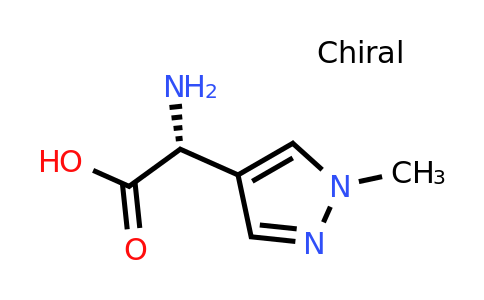 CAS 2165642-37-3 | (2R)-2-amino-2-(1-methylpyrazol-4-yl)acetic acid