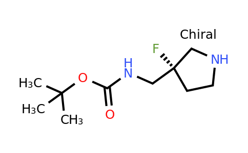 CAS 2165650-75-7 | tert-butyl N-{[(3S)-3-fluoropyrrolidin-3-yl]methyl}carbamate