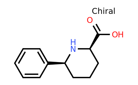 CAS 2165659-72-1 | (2R,6S)-6-Phenyl-piperidine-2-carboxylic acid