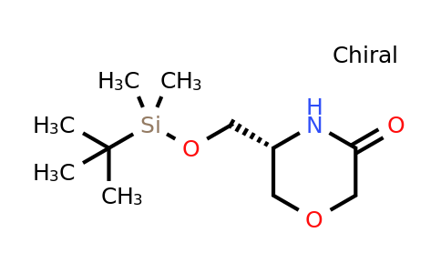 CAS 2165661-27-6 | (R)-5-((tert-Butyldimethylsilyloxy)methyl)morpholin-3-one