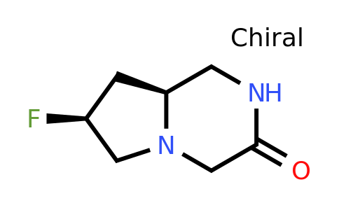 CAS 2165662-41-7 | (7S,8aS)-7-fluoro-octahydropyrrolo[1,2-a]piperazin-3-one
