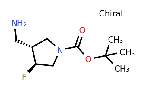 CAS 2165671-41-8 | tert-butyl (3R,4S)-3-(aminomethyl)-4-fluoropyrrolidine-1-carboxylate