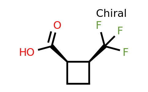 CAS 2165708-25-6 | (1R,2S)-2-(trifluoromethyl)cyclobutanecarboxylic acid