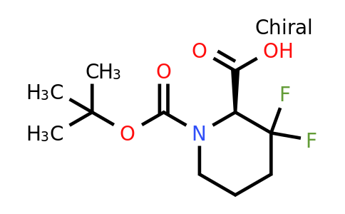 CAS 2165735-31-7 | (2S)-1-[(tert-butoxy)carbonyl]-3,3-difluoropiperidine-2-carboxylic acid