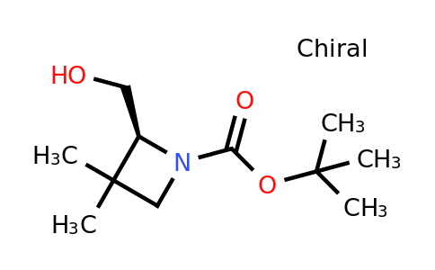 CAS 2165737-81-3 | tert-butyl (2S)-2-(hydroxymethyl)-3,3-dimethylazetidine-1-carboxylate