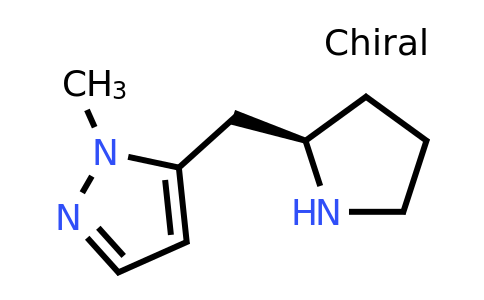 CAS 2165740-80-5 | 1-methyl-5-{[(2R)-pyrrolidin-2-yl]methyl}-1H-pyrazole