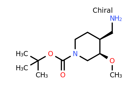 CAS 2165783-58-2 | tert-butyl (3R,4S)-4-(aminomethyl)-3-methoxypiperidine-1-carboxylate
