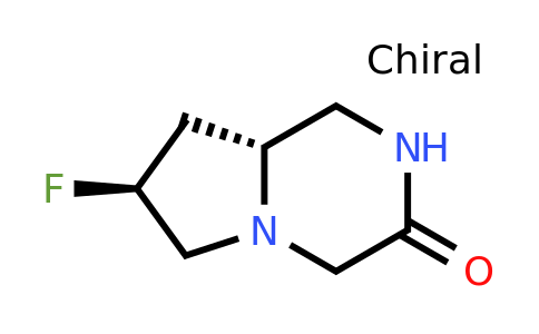 CAS 2165789-76-2 | (7S,8aR)-7-fluoro-octahydropyrrolo[1,2-a]pyrazin-3-one