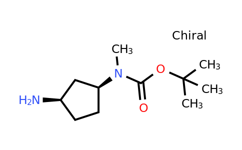 CAS 2165803-30-3 | tert-butyl N-[(1S,3R)-3-aminocyclopentyl]-N-methylcarbamate