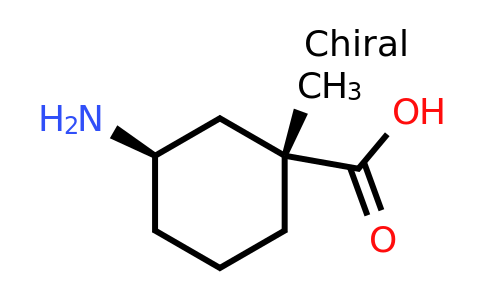 CAS 2165816-71-5 | (1R,3R)-3-amino-1-methylcyclohexane-1-carboxylic acid