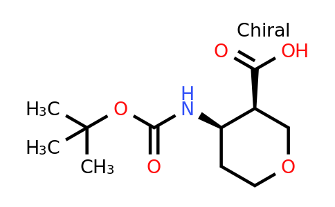 CAS 2165826-08-2 | (3R,4R)-4-(tert-butoxycarbonylamino)tetrahydropyran-3-carboxylic acid