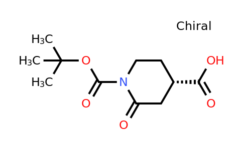 CAS 2165829-55-8 | (4S)-1-[(tert-butoxy)carbonyl]-2-oxopiperidine-4-carboxylic acid