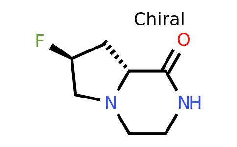 CAS 2165884-21-7 | (7S,8aR)-7-fluoro-octahydropyrrolo[1,2-a]piperazin-1-one