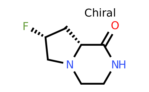 CAS 2165895-50-9 | (7R,8aR)-7-fluoro-octahydropyrrolo[1,2-a]piperazin-1-one