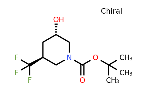 CAS 2165897-55-0 | tert-butyl (3S,5S)-3-hydroxy-5-(trifluoromethyl)piperidine-1-carboxylate