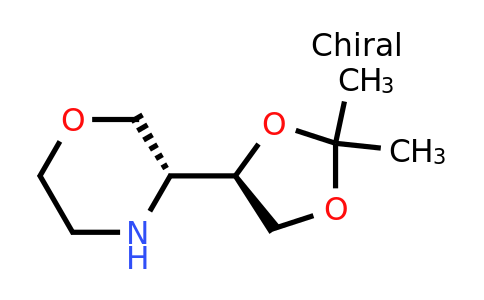 CAS 2165899-08-9 | (3R)-3-[(4R)-2,2-dimethyl-1,3-dioxolan-4-yl]morpholine