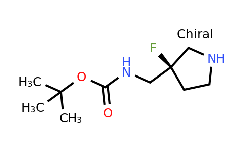 CAS 2165900-52-5 | tert-butyl N-{[(3R)-3-fluoropyrrolidin-3-yl]methyl}carbamate