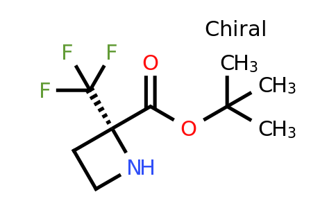 CAS 2165922-41-6 | tert-butyl (2S)-2-(trifluoromethyl)azetidine-2-carboxylate