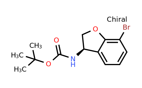 CAS 2165942-43-6 | tert-butyl N-[(3R)-7-bromo-2,3-dihydro-1-benzofuran-3-yl]carbamate