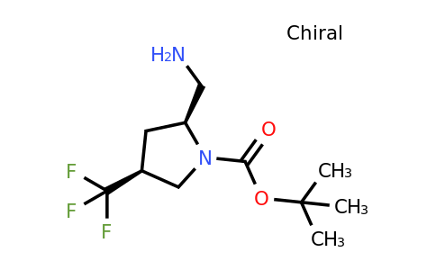 CAS 2165957-32-2 | tert-butyl (2S,4S)-2-(aminomethyl)-4-(trifluoromethyl)pyrrolidine-1-carboxylate