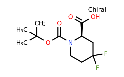 CAS 2166008-44-0 | (2R)-1-[(tert-butoxy)carbonyl]-4,4-difluoropiperidine-2-carboxylic acid