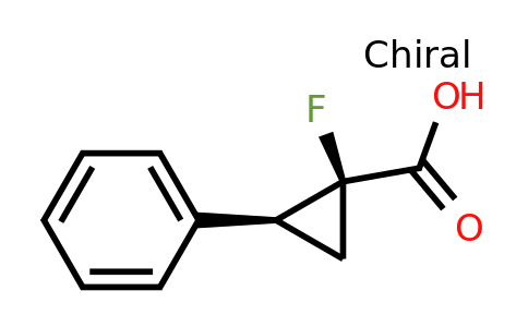CAS 2166041-45-6 | (1S,2S)-1-fluoro-2-phenylcyclopropane-1-carboxylic acid
