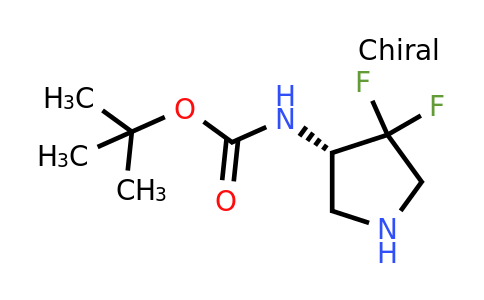 CAS 2166050-86-6 | tert-butyl N-[(3S)-4,4-difluoropyrrolidin-3-yl]carbamate
