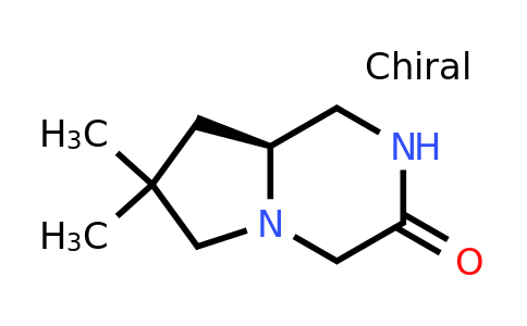 CAS 2166076-95-3 | (8aS)-7,7-dimethyl-octahydropyrrolo[1,2-a]piperazin-3-one