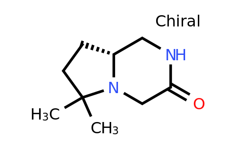 CAS 2166115-17-7 | (8aR)-6,6-dimethyl-octahydropyrrolo[1,2-a]piperazin-3-one