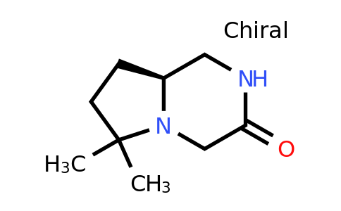 CAS 2166195-88-4 | (8aS)-6,6-dimethyl-octahydropyrrolo[1,2-a]piperazin-3-one